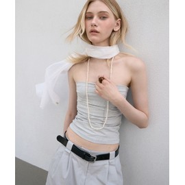 Sigureit Sigreate 100 Thread Airy Cotton Scarf_White
