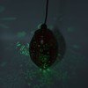 Iron Hollow Water Drop Lamp Solar LED Lantern Garland Garden