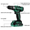 Power Drill Cordless: DEKO PRO Cordless Drill 20V Electric Power