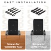 WIMART 4x4 Post Base, Inner Size 3.5"x3.5"Deck Post Base, Deck