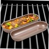 OHPHCALL 3Pcs Non Stick Hot Dog Baking Mold Long Bread