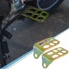X AUTOHAUX 1 Pair 12mm Metal Motorcycle Rearsets Footrest Footpeg