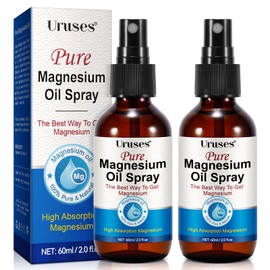 Magnesium Spray, Magnesium Oil for Feet, 100% Pure Magnesium Oil Spray for Body, Supports Muscle Recovery and Leg Cramps, 4 oz