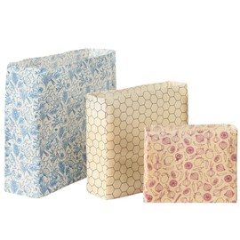 SuperBee Beeswax Bread Bag & Food Storage Bag, Medium Hexagonia