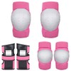 6 Pcs Adults Kids Knee Pads Elbow Pads Wrist Pads