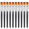 Zonon 10 Pieces 3/4 Inch Flat Paint Brushes Acrylic Paint