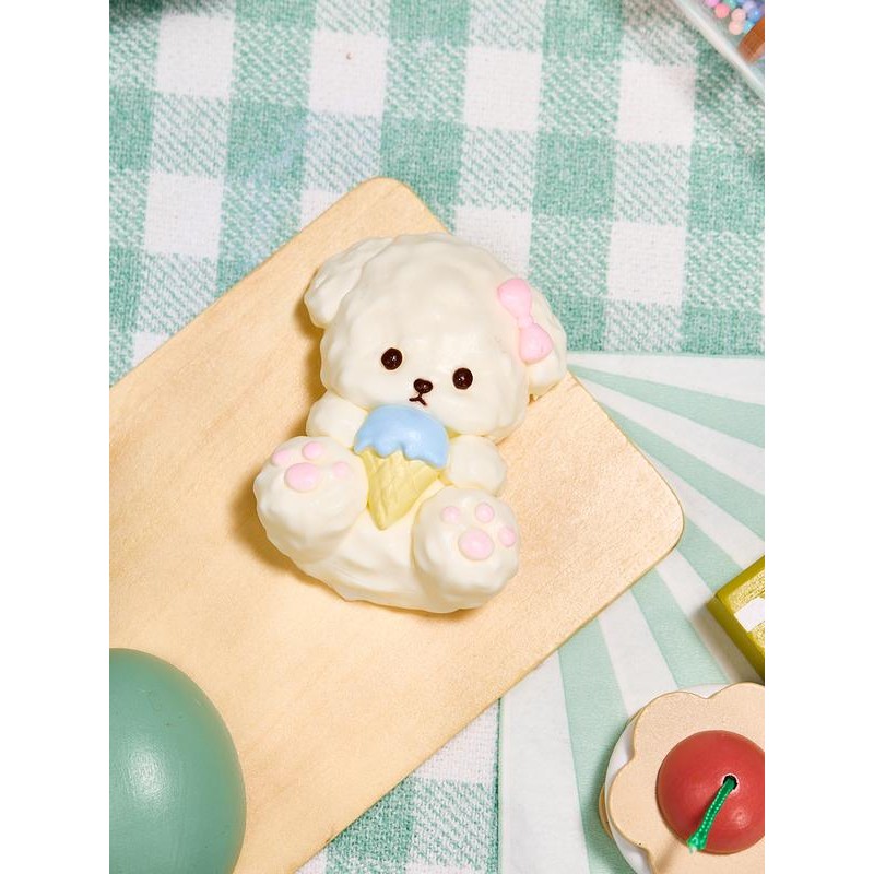 Tabasquishy Handmade Icecream Dog Taba Squishy – Perfect Stress Relief