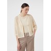 Comma Airy cardigan in boxy fit, 0505_beige, S