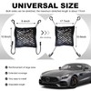 JUSTTOP 2-Layer Car Mesh Organizer, Auto Backseat Pet Kids Barrier