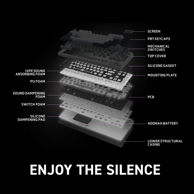 msi Forge GK600 TKL Wireless Sky - Mechanical Linear SWITCHES