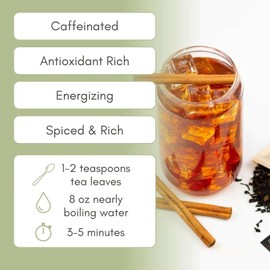 Organic Hot Cinnamon Loose Leaf Tea - 2 oz Bag (approx. 30 servings) | Full Leaf Tea Co.