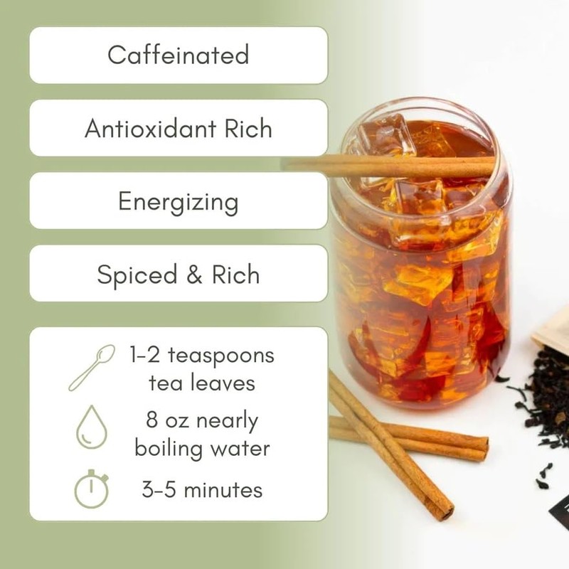 Organic Hot Cinnamon Loose Leaf Tea - 2 oz Bag
