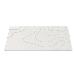 ZIKIBL - Tapete de baño de Piedra de diatomeas Antideslizante, superabsorbente, para baño, Piso, Cocina, Secado rápido, fácil de Limpiar (24 x 16...  