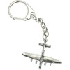 Lancaster Bomber Key-Ring, Keyring, lead free fine english pewter