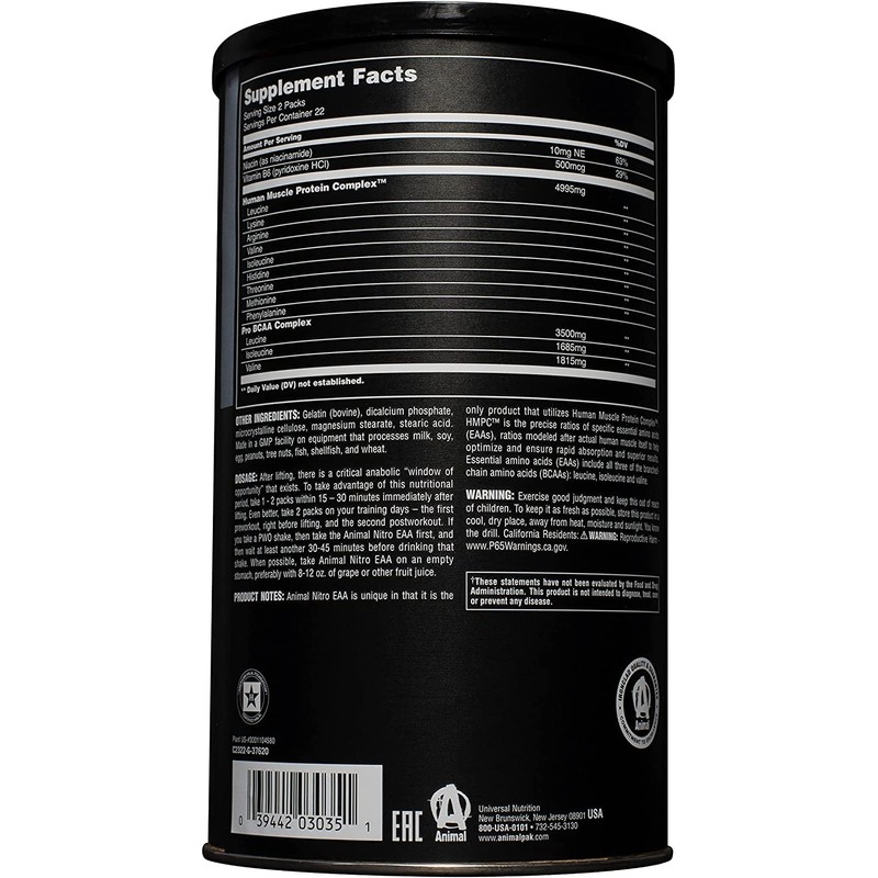 Universal: Animal Nitro 44pks