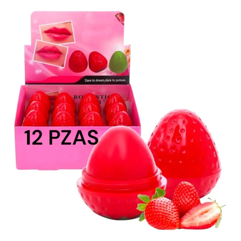 Bálsamos Para Labios Labial Magico En Forma De Fresa 12