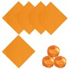Copzievkae 100PCS Foil Wrappers, 4x4 Inch, Orange for Chocolate Bars