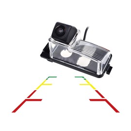 Vlicevrn HD Fisheye Vehicle Car Rear View Camera Fixed Parking Line Night Vision Backup Parking Camera for Nissan Versa Tiida Livina Pulsar Latio Fairlady Z 350Z 370Z GT-R (R35) Leaf