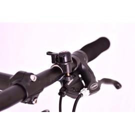 Ogi Industry 22.2-25.4 Bicycle Bell Kodamabel Brass, Black, Made in Japan