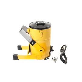 YILIKISS High Pressure Foot Operated Grease Pump 10L, 50:1 Pressure Ratio, Hands Free Foot Operation & Pressure Relief Valve, Portable Lubrication Grease Pump, 10,000psi Output
