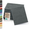 ZOLLNER Flannels, Set of 10, Soft and Absorbent Wash Mitts,