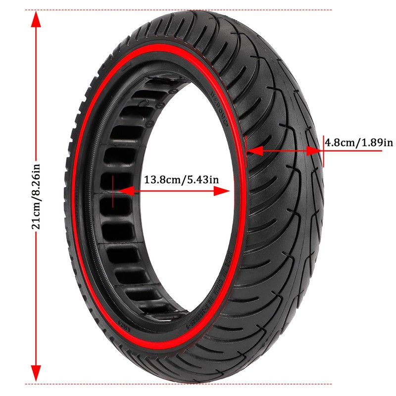 FOVNOT 8.5 Inch Solid Tire, Electric Scooter Tire Scooter Replacement