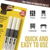 Trio Touch-Up Furniture Repair Markers (Grey Trends), Covers Nicks and