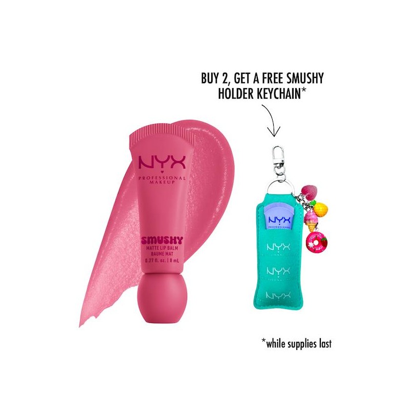 Smushy Matte Lip Balm, Soft-Matte, Buildable Blurring Pigment, Hydrating Lip