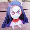 Nezuko with Horn Demon Slayer 3D Lenticular Motion Car Sticker