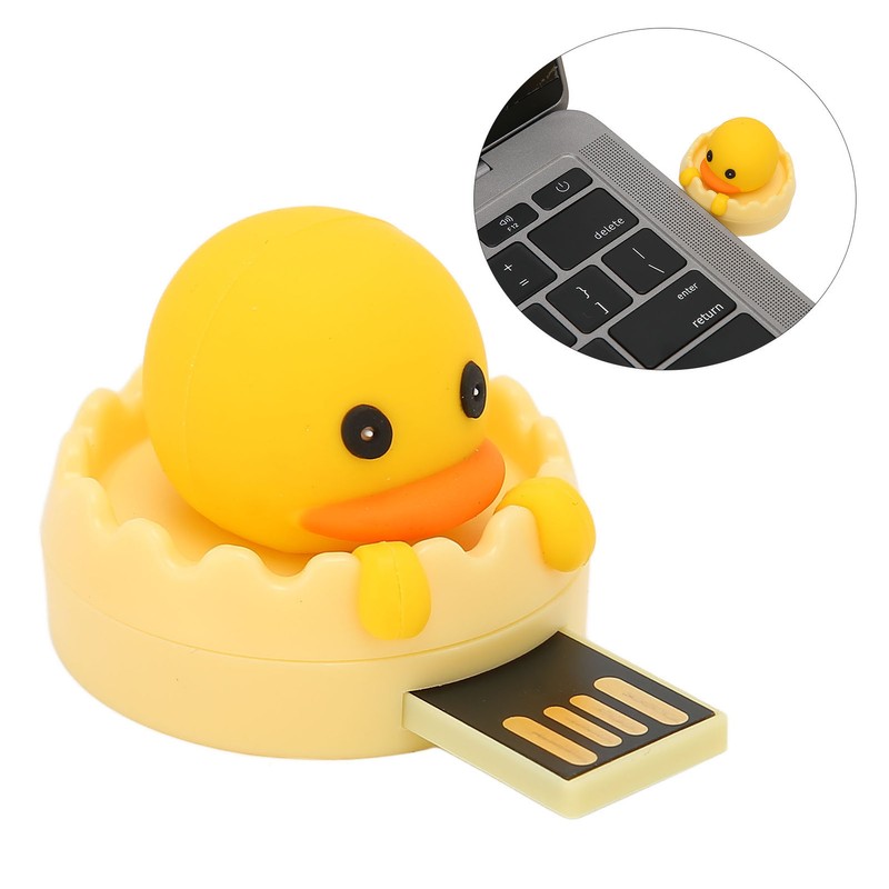U DISK USB2.0 Interface Yellow Duck Cartoon Style Portable Electronic