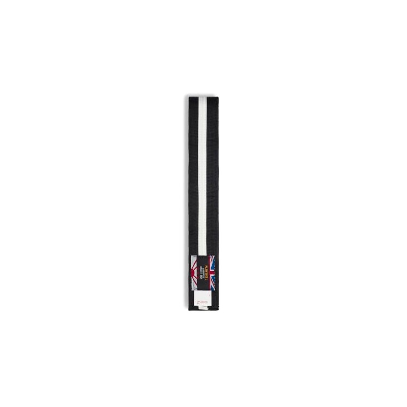 Martial Arts Cotton Coloured Belt With White Stripe Grading Belt