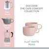 Typhoon 1401.839 Cafe Concept Flat White Pink 300ml, Stoneware