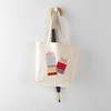 CafePress Safety First Tote Bag Reusable Natural Beige Canvas Shopping