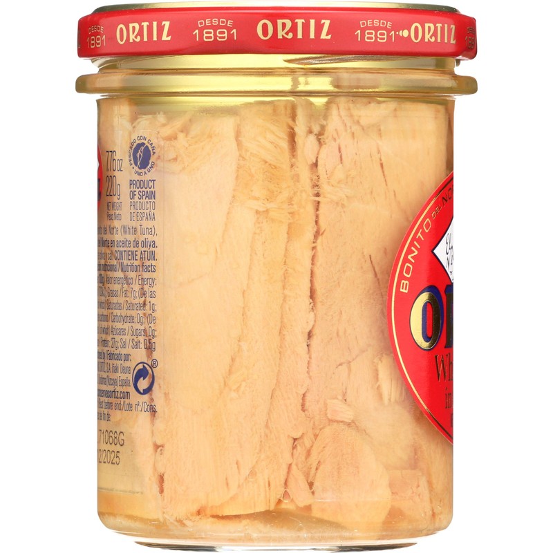 ORTIZ White Tuna In Olive Oil, 7.76 OZ
