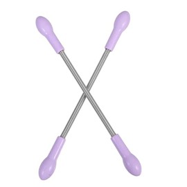 2pcs Portable Facial Hair Remover Stainless Steel Spring Epilator for Quick Hair Extraction Threading Tool for Women Upper Lip Chin and Cheeks