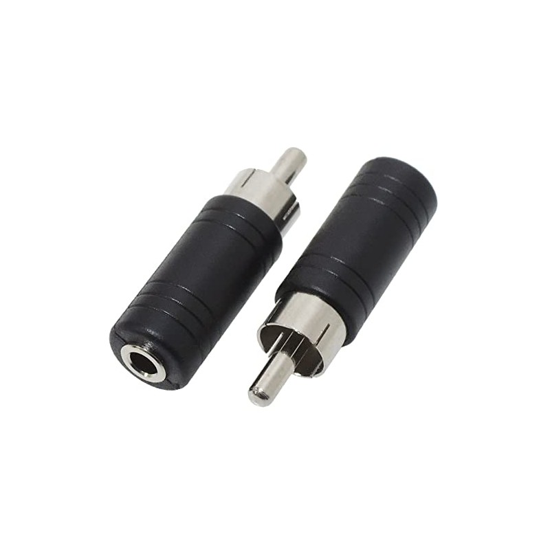 KAUMO 3.5mm Mono (Female) to RCA Pin Male Converter Plug