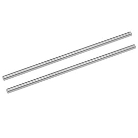 sourcing map Round Steel Rod, 5mm HSS Lathe Bar Stock Tool 150mm Long, for Shaft Gear Drill Lathes Boring Machine Turning Miniature Axle, Cylindrical Pin DIY Craft Tool, 2pcs
