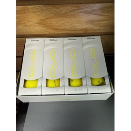 Wilson Staff 2025 Duo Soft Golf Balls - World's Softest Golf Ball -yellow