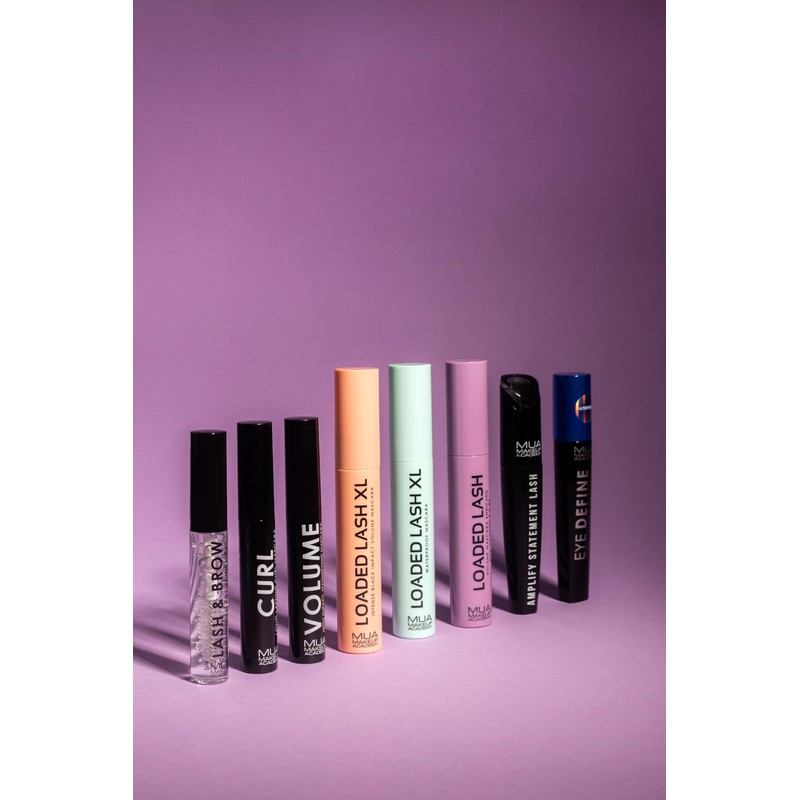MUA Makeup Academy Long Lasting Curl Mascara, Black, Vegan &