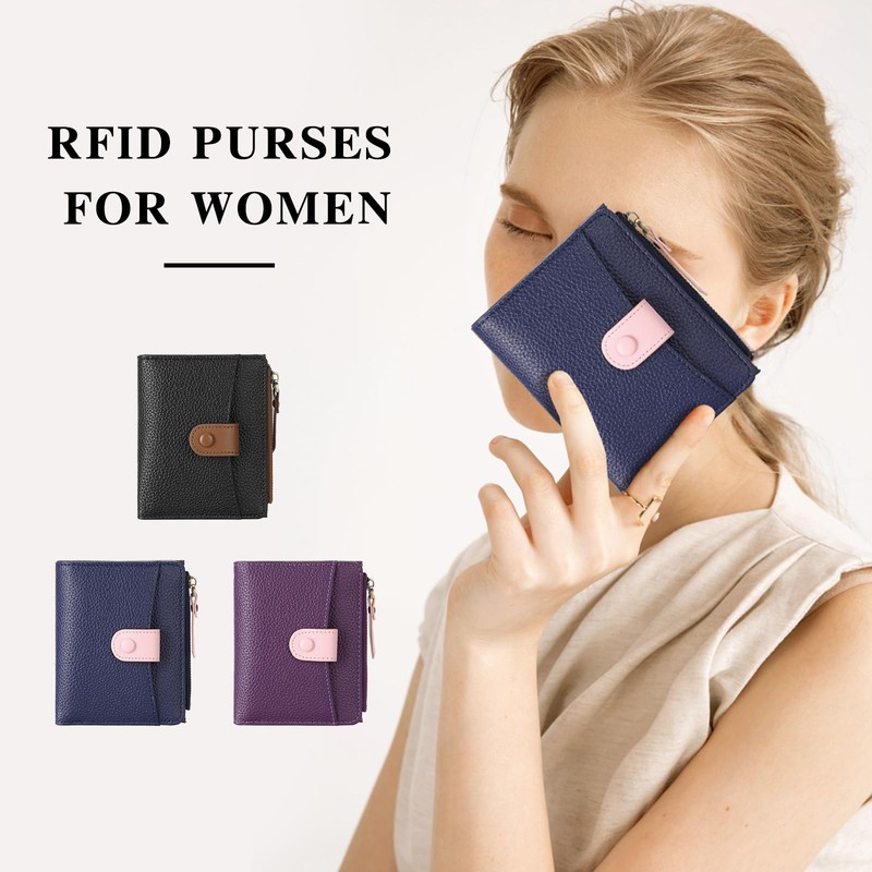 SENDEFN Women's Small Purse with RFID Blocking, Women's Mini Purse