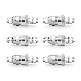 TAILONZ PNEUMATIC 6 Sets 10mm Male/Female Quick Joint Combined Compressor Coupler Quick Connect Adapter