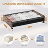 Under Bed Storage with Wheels, Underbed Shoe Storage Containers, Under