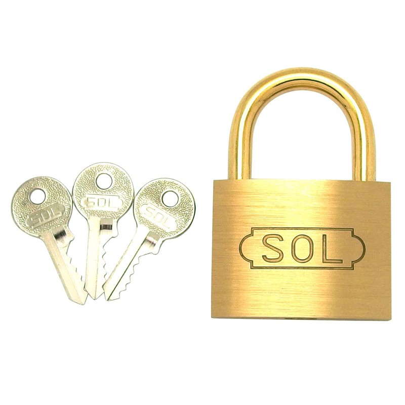 SOL – Hard No. 2500 Cylinder Padlock Same Key B