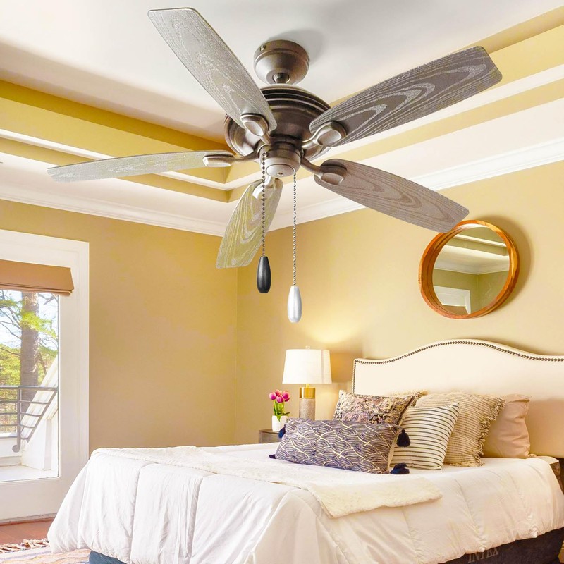 SHIFANQI Ceiling Fan Pull Chain, 2 Pack Wooden Pendant Pull