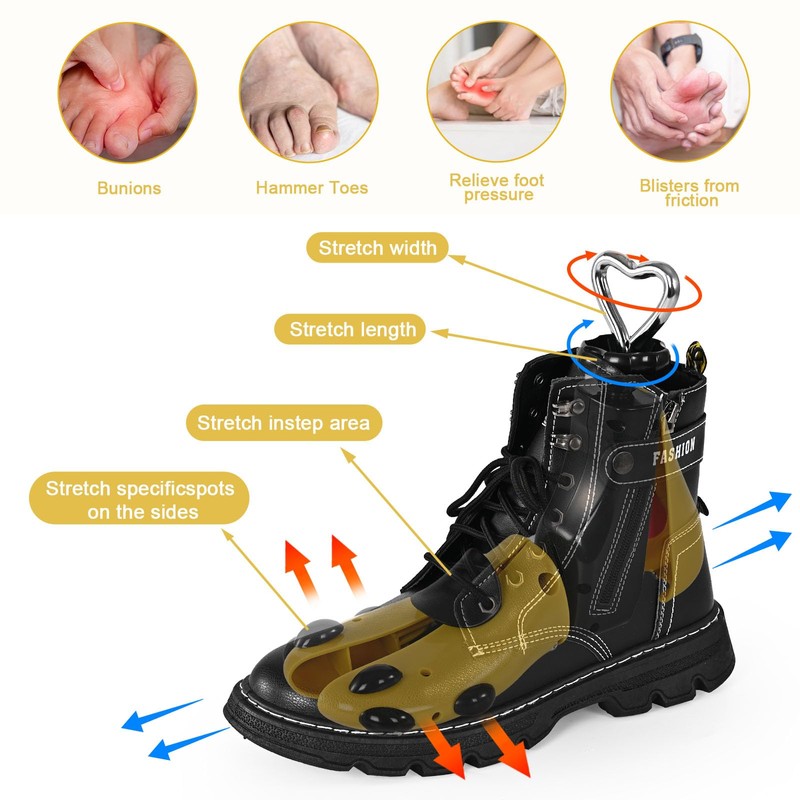 eachway Shoe Stretcher Women Men Professional Boot Stretcher Adjustable Width
