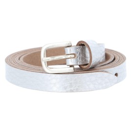 Vanzetti Thin Metallic Belt, Metallic silver