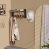 Sorbus Coat Hooks Wall Mount with Shelf – 16 Inch