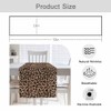 HOSNYE Table Runner Brown Leopard Pattern,Cotton Linen Table Runner Decoration