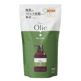 PAX OLIE Hair Soap (Refill, 13.5 fl oz (400 ml), Spicy Twilight Scent), Additive-free, 100% Naturally Derived Ingredients, Sensitive Skin, Soap Shampoo (Sebum, Scalp, Scalp Care), Taiyo Yushi, Pax