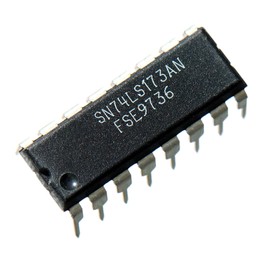 Bridgold 5pcs SN74LS173N SN74LS173A 74LS173 4-Bit D-Type Registers with 3-State Outputs IC Chips 5V,DIP-16.